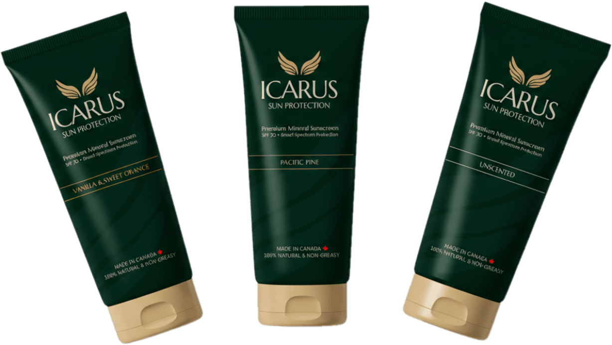 sunscreen product layout